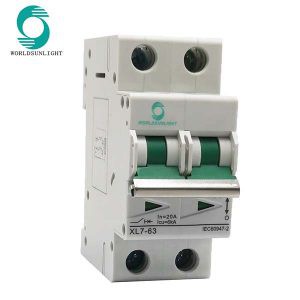Thiết bị điện Sunlight XL7-63 Áp tô mát 2P DC 25A 800VDC
