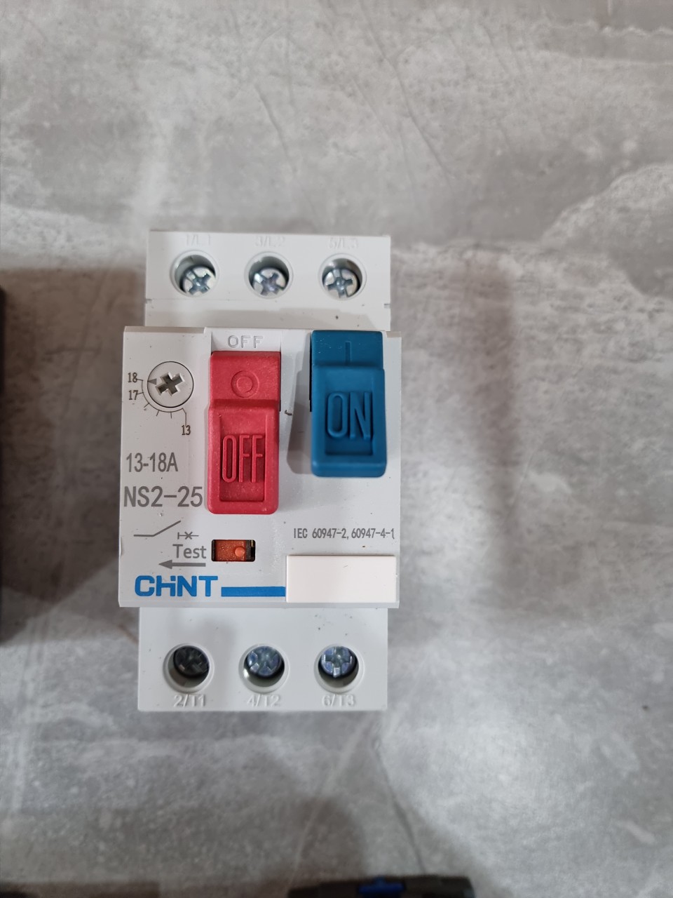 MCB chỉnh dòng NS2-25 Chint 13-18A